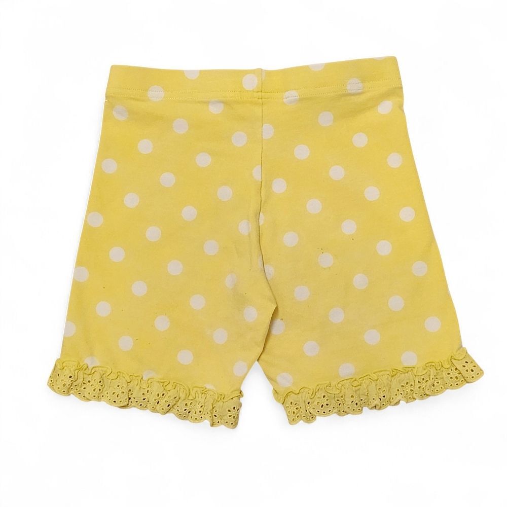 Matilda Jane Girls Kids Yellow Polka Dots "Oh Sunny Day" Ruffled Shorts Size 8 - Picture 5 of 9
